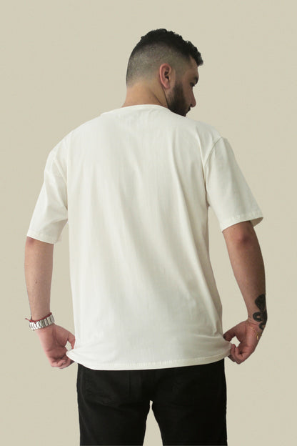 Music Notes T-Shirt Off White
